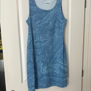 Columbia Light Blue Patterned Top
